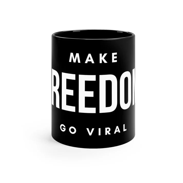 Black Coffee Mug, 11oz